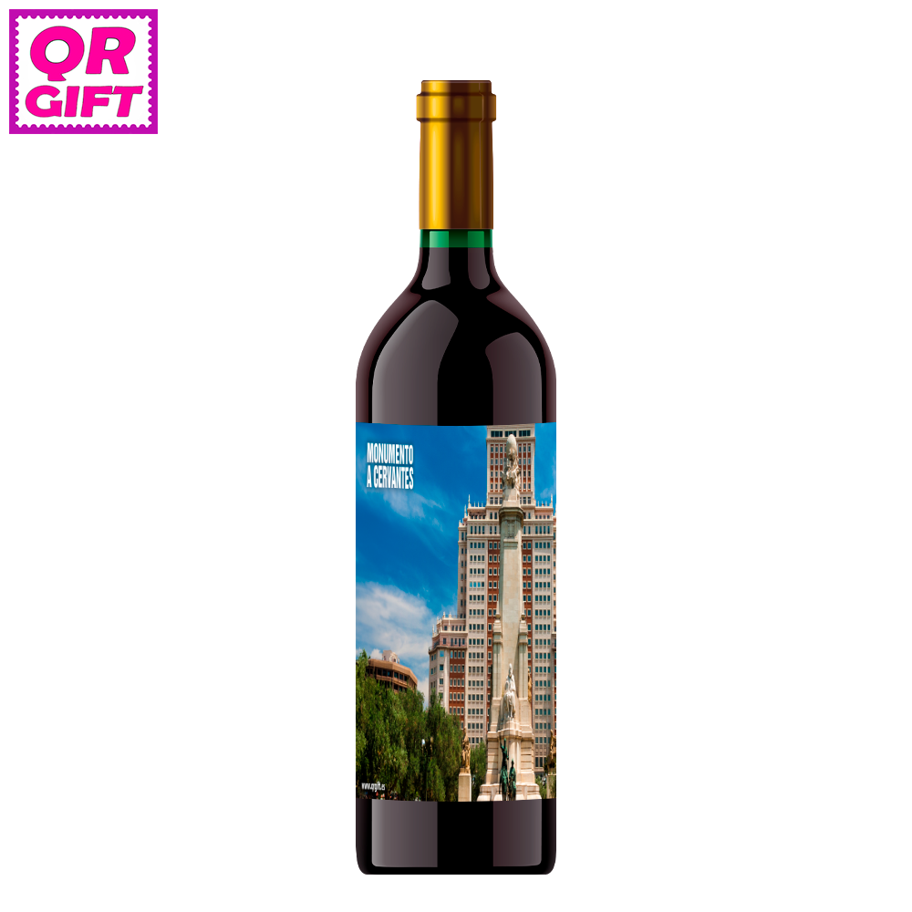 Vino - Monumento a Cervantes de Madrid
