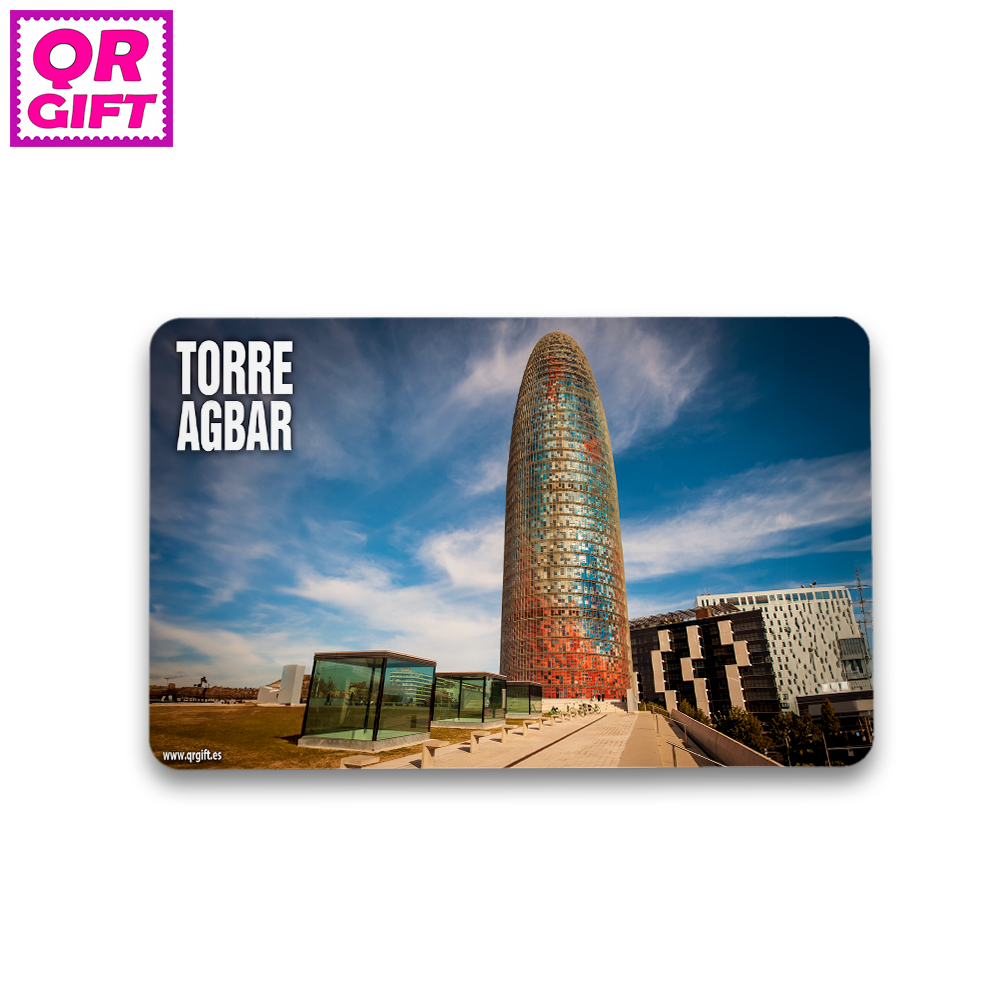 Pegatina - Torre Agbar de Barcelona