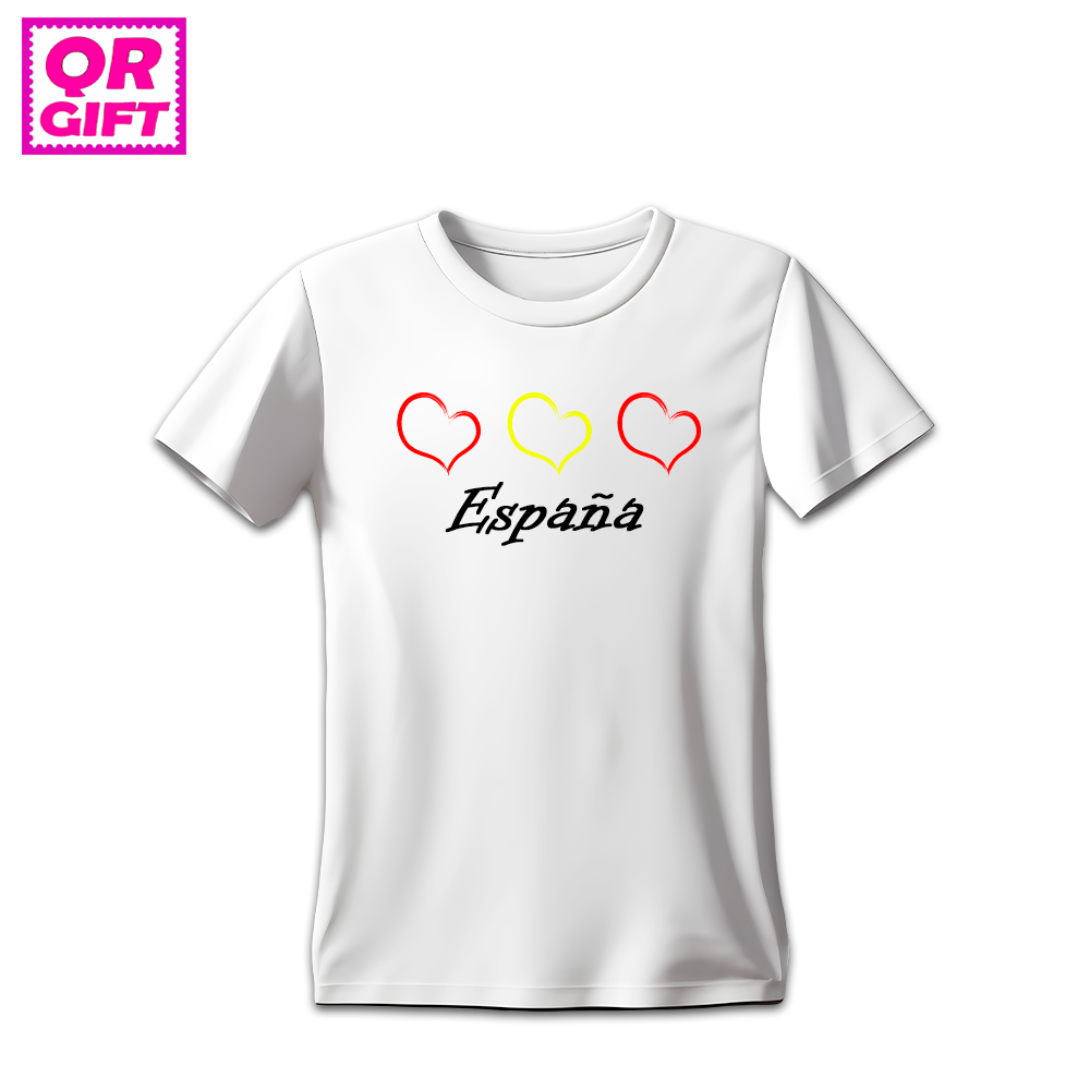 Colección de camisetas "Corazones Españoles"