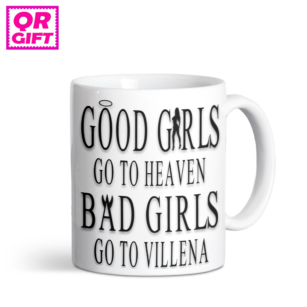 Taza "Bad Girls go to Villena"