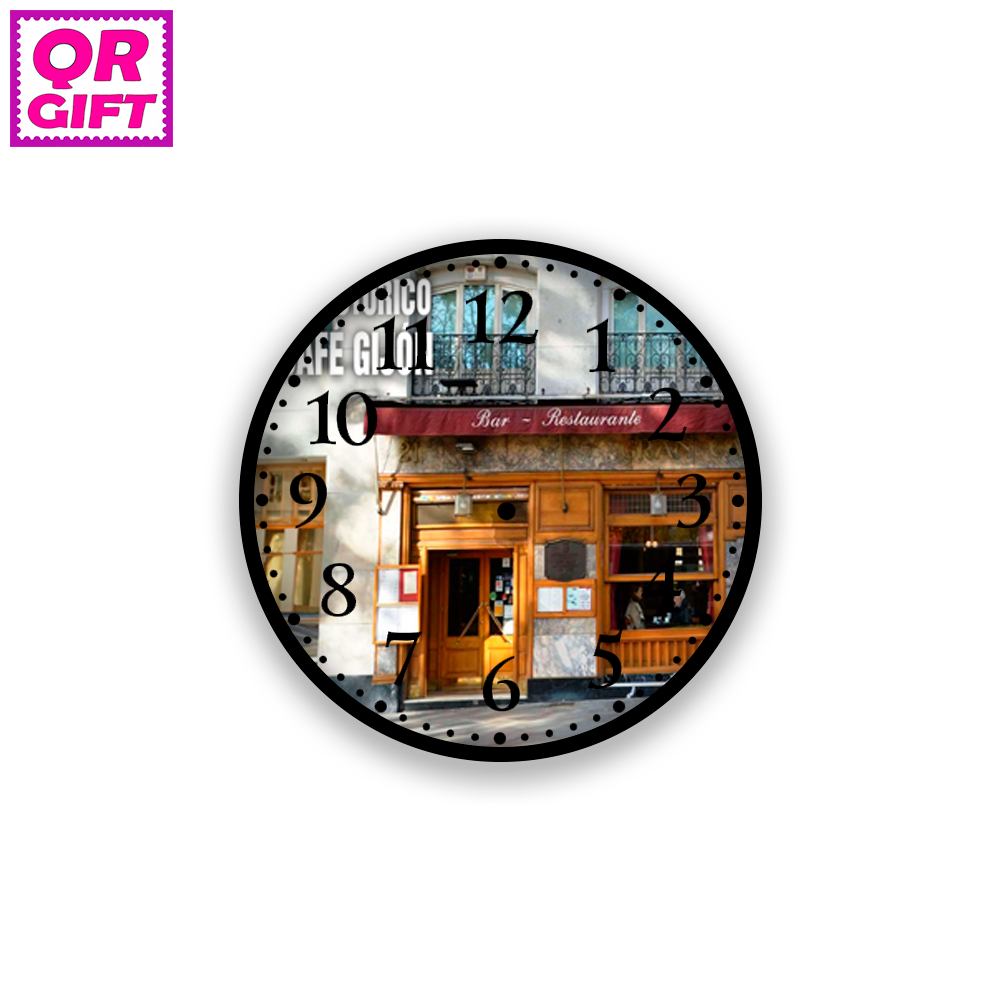 Reloj de Pared-Café Gijón