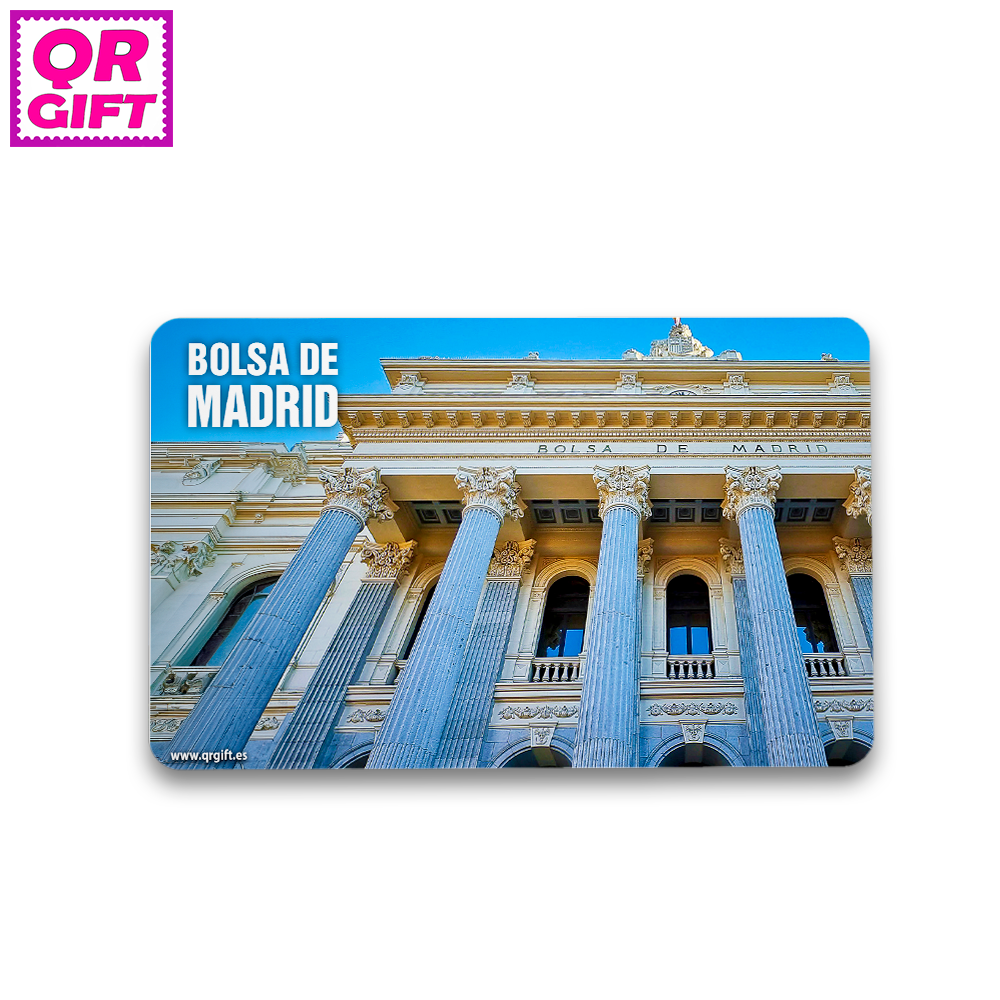 Pegatina - Bolsa de Madrid