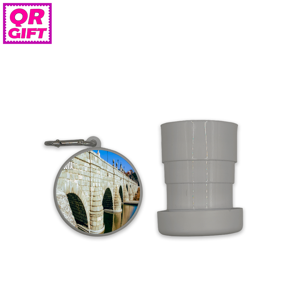 Vaso portátil-Puente de Segovia de Madrid
