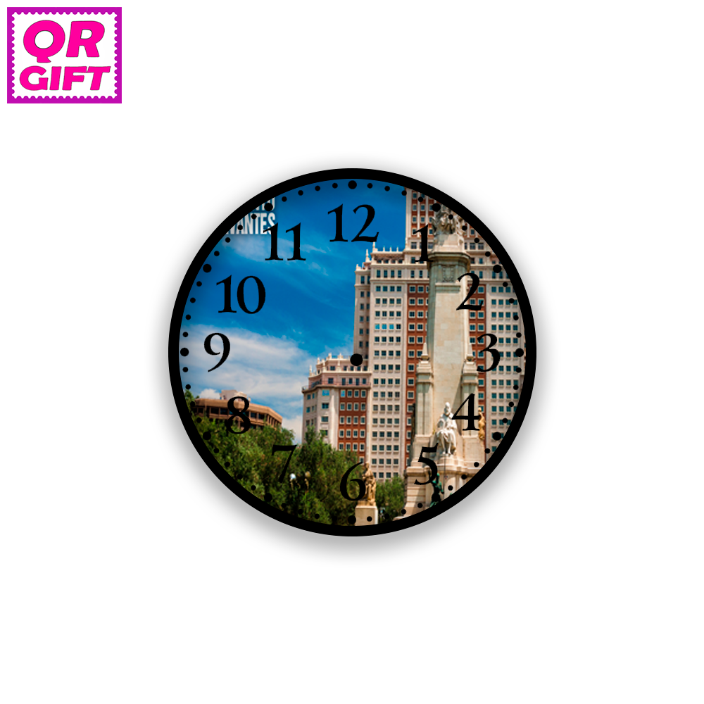 Reloj de Pared - Monumento a Cervantes de Madrid