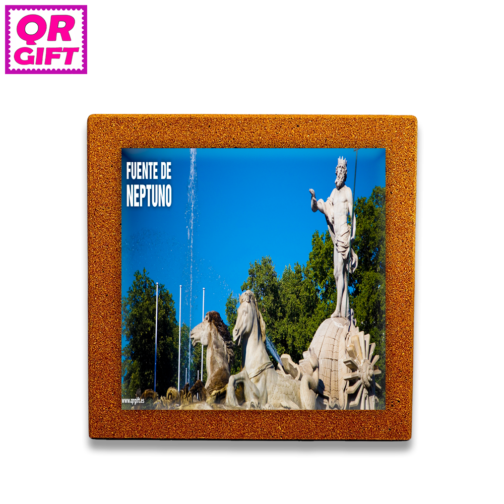 Baldosa - Fuente de Neptuno de Madrid