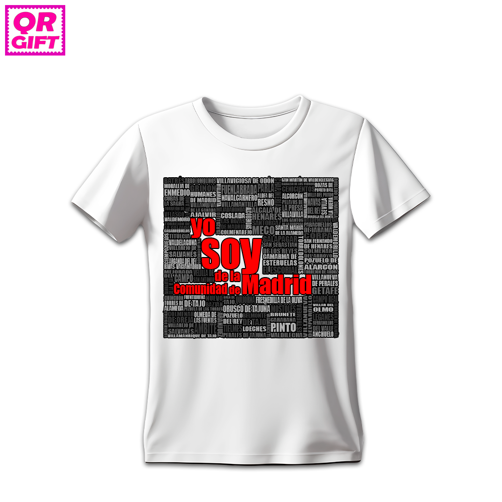 Colección de camisetas "Yo soy de la Comunidad de Madrid (Sur)"