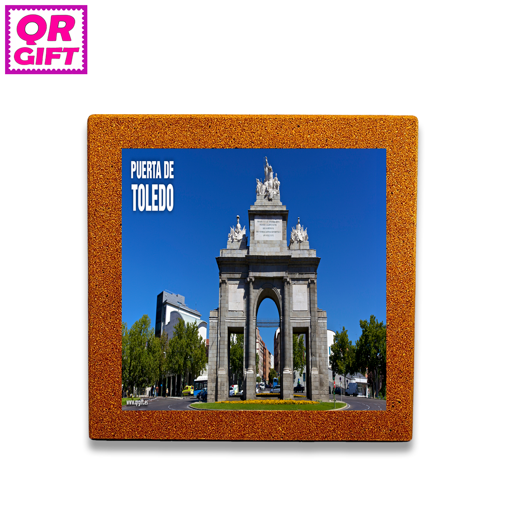 Baldosa - Puerta de Toledo de Madrid