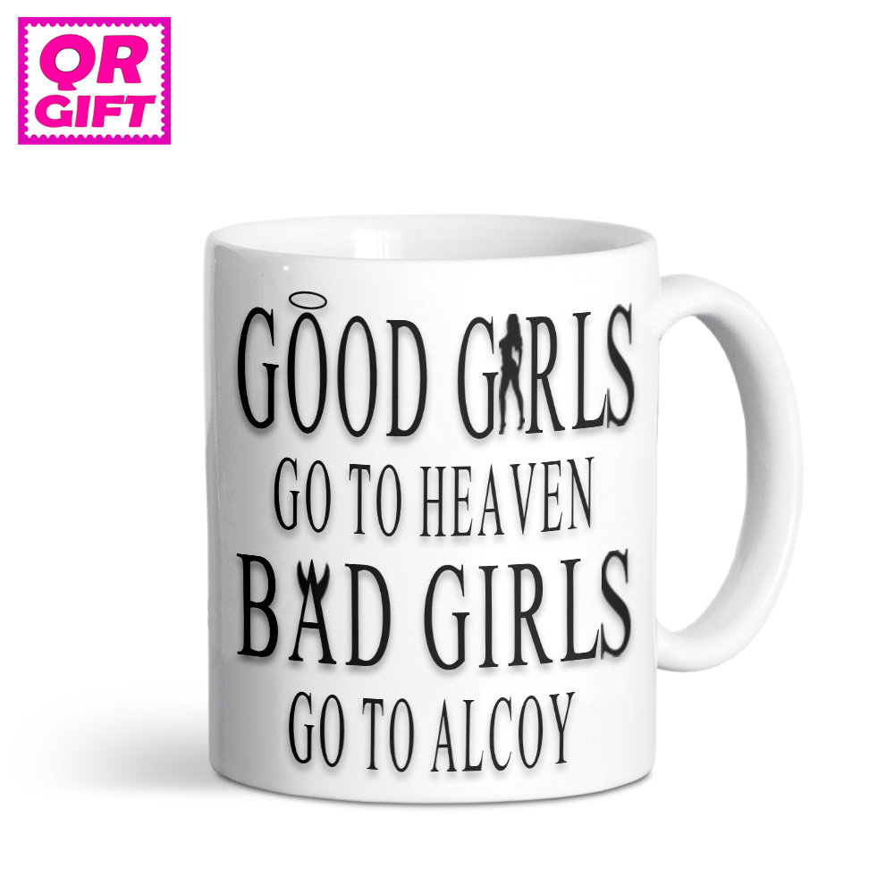 Taza "Bad Girls go to Alcoy"