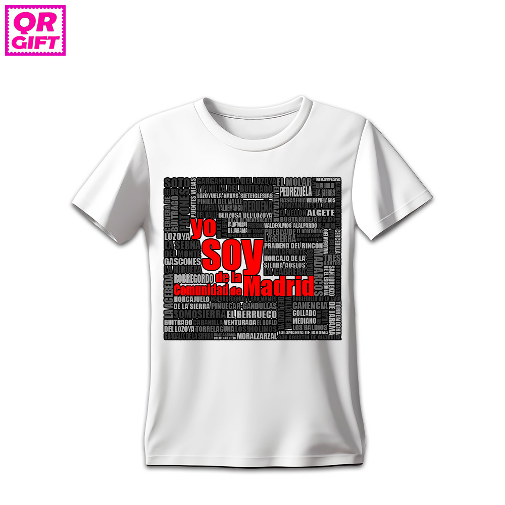 Colección de camisetas "Yo soy de la Comunidad de Madrid (Norte)"