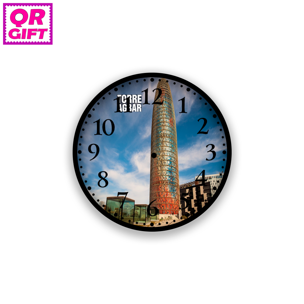 Reloj de Pared - Torre Agbar de Barcelona