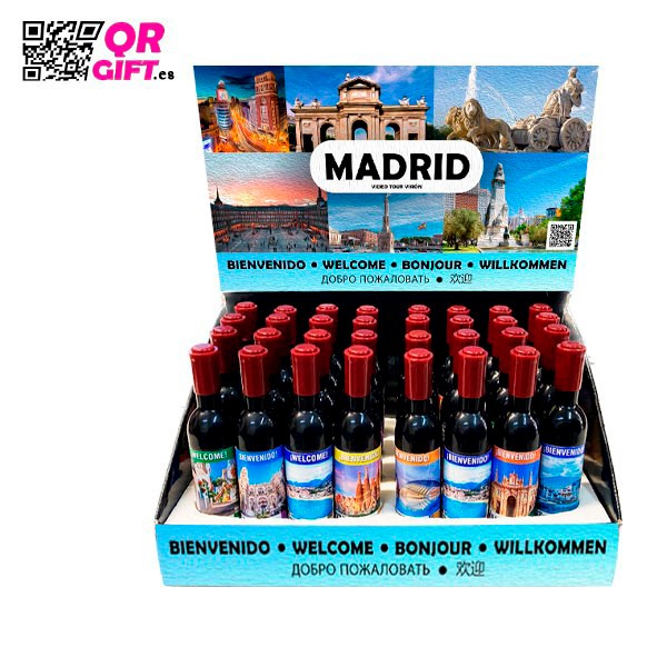 Caja Expositora Turismo de Sacacorchos de Madrid (40 und.)