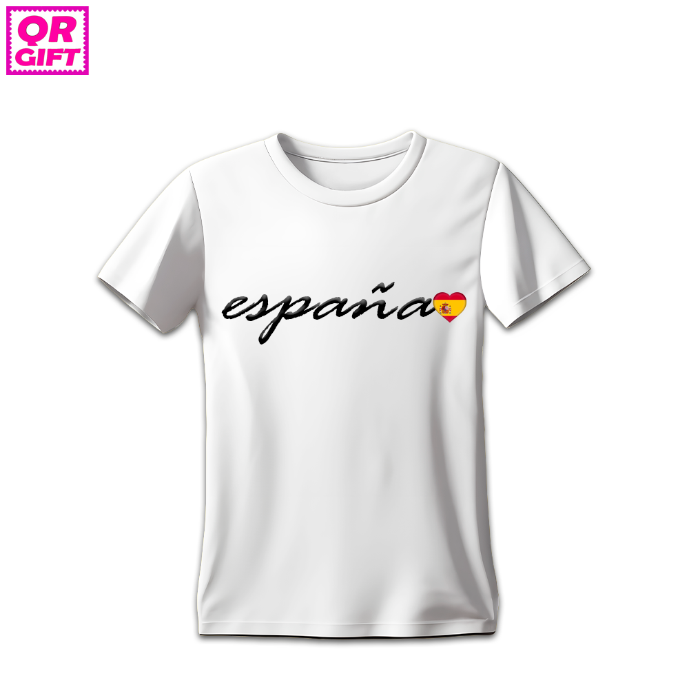 Colección de camisetas  "ESPAÑA CON CORAZON"