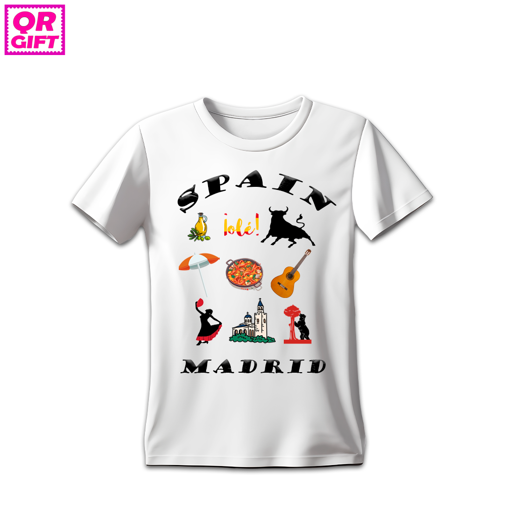 Colección de camisetas "Spain Madrid"