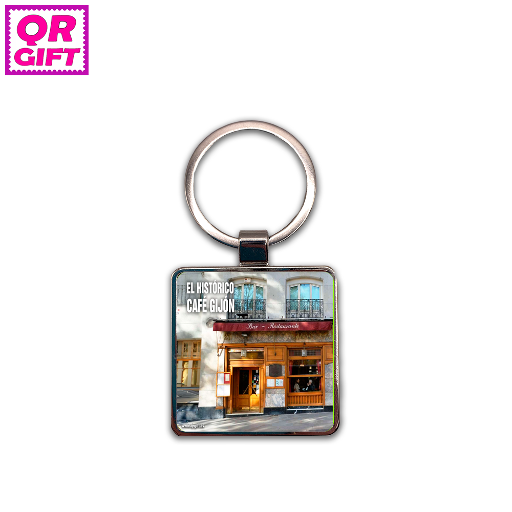 Llavero-Café Gijón