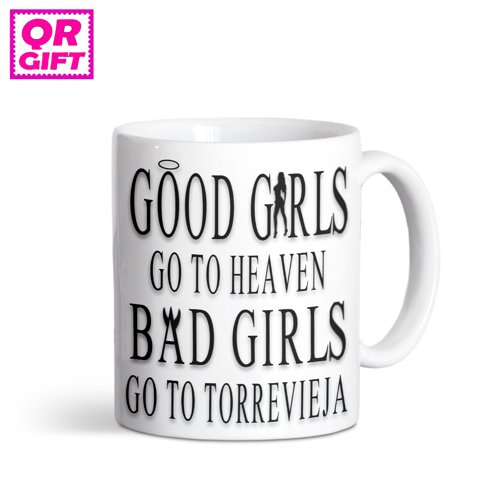 Taza "Bad Girls go to Torrevieja"