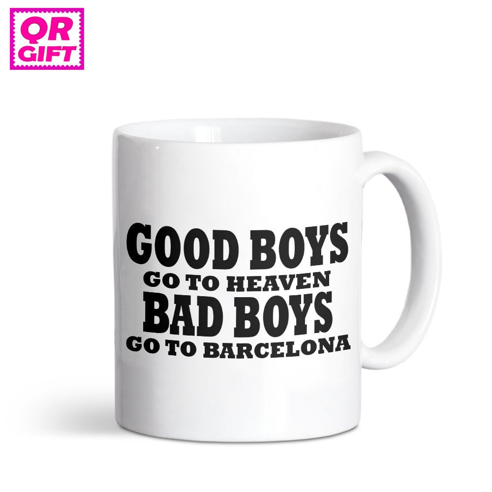 Taza "Bad boys go to Barcelona"