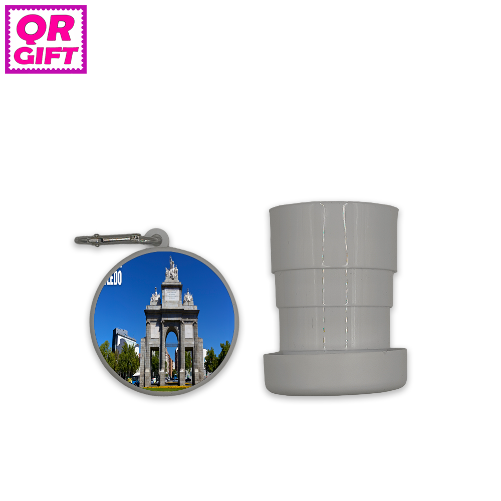 Vaso portátil-Puerta de Toledo de Madrid