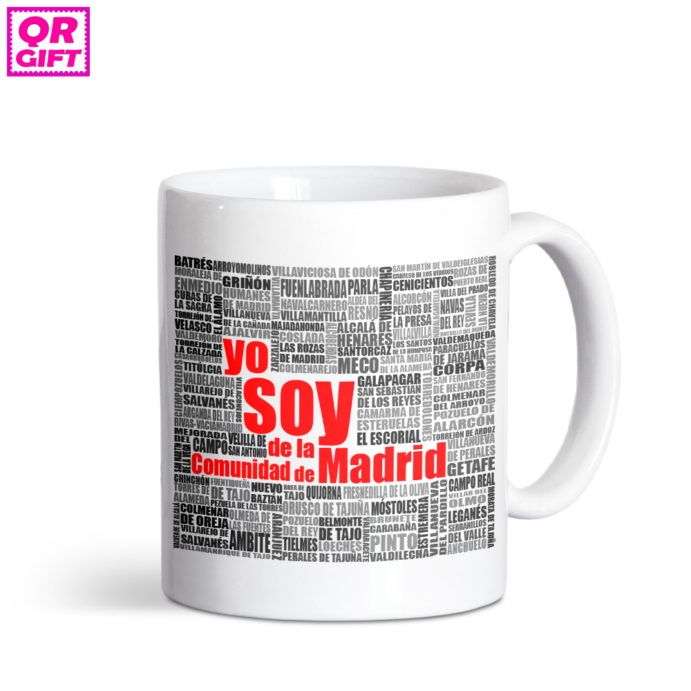 Taza "Yo soy de la Comunidad de Madrid (Sur)"